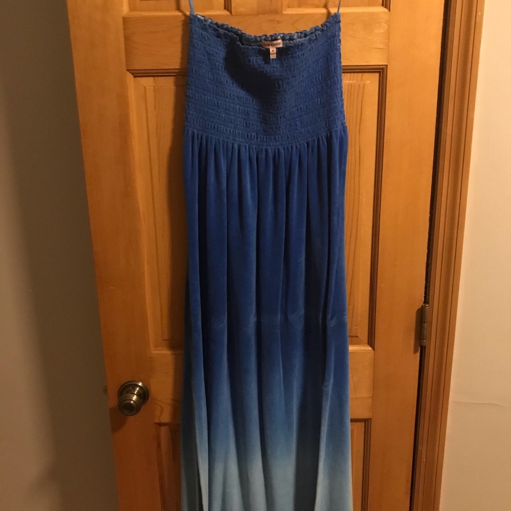 Juicy Couture strapless ombré dress.